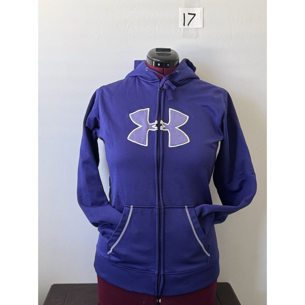 Under Armour Storm Full Zip Hoodie Purple Womens Large